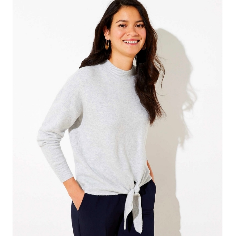 Loft Tie Hem Sweater